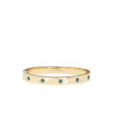 Marlyn Schiff Crystal Starburst Hinged Bangle