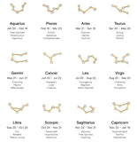 Marlyn Schiff Gold Plated Zodiac Constellation Necklace