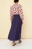 SONMER Cotton Midi Skirt