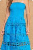 Strut & Bolt Eyelet Lace Tube Dress