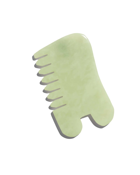 Earth Harbor Naturals Island Jade Gemstone Massage Comb