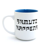 Oy Vey mug, Schmutz Happens, Funny Jewish mug, Judaica by Lorrie Veasey