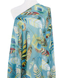 JC Sunny Fashion Teal-Multi Feather Scarf