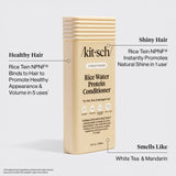 Kitsch Rice Water Shampoo & Conditioner Combo for Hair Growth