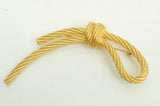 Christian Dior Authentic Signature Rope Gold Brooch Pin