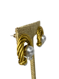 Yochi NY Pearl Stud Earrings