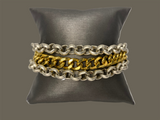 Yochi NY Shanna Three Chain Bracelet