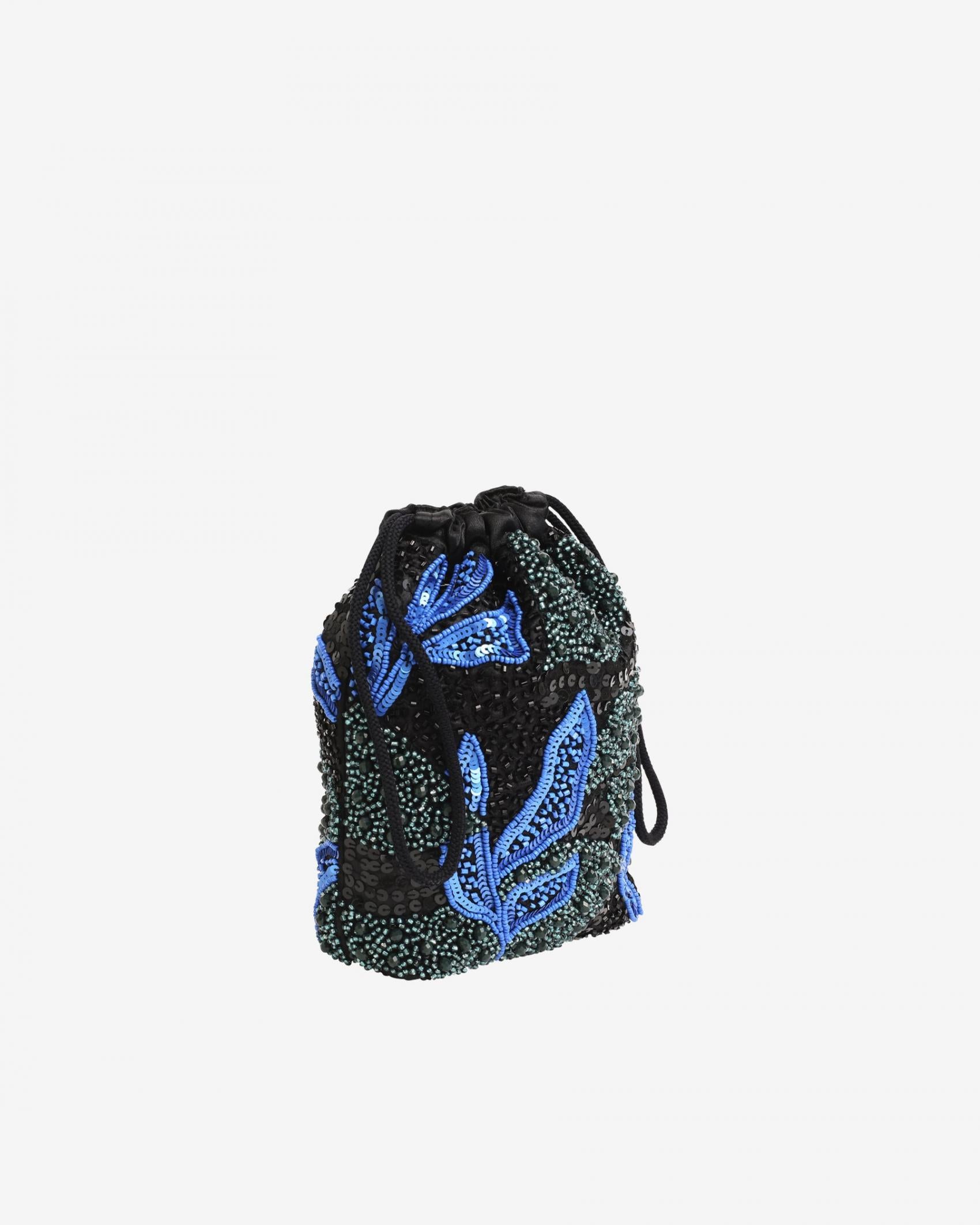 HVISK Gallery Beaded Pouch Bag – Green Eyed Daisy