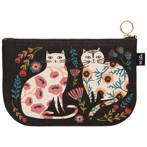 Danica Catbloom Small Zipper Pouch