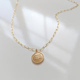 Thatch Jewelry 14K Gold Earth Elements Pendant Necklace Capricorn Taurus Virgo  