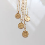 Thatch Jewelry 14K Gold Elements Pendant Necklace